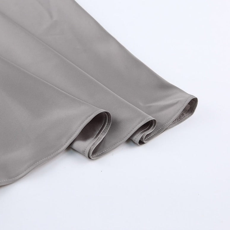 Billie חצאית מקסי סאטן