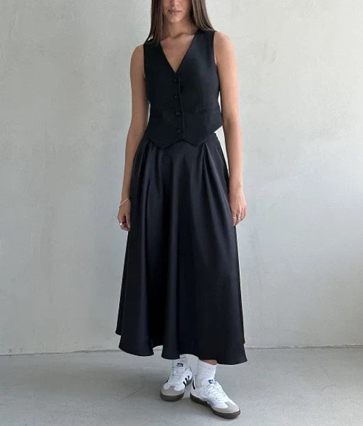 Sawyer חצאית סאטן