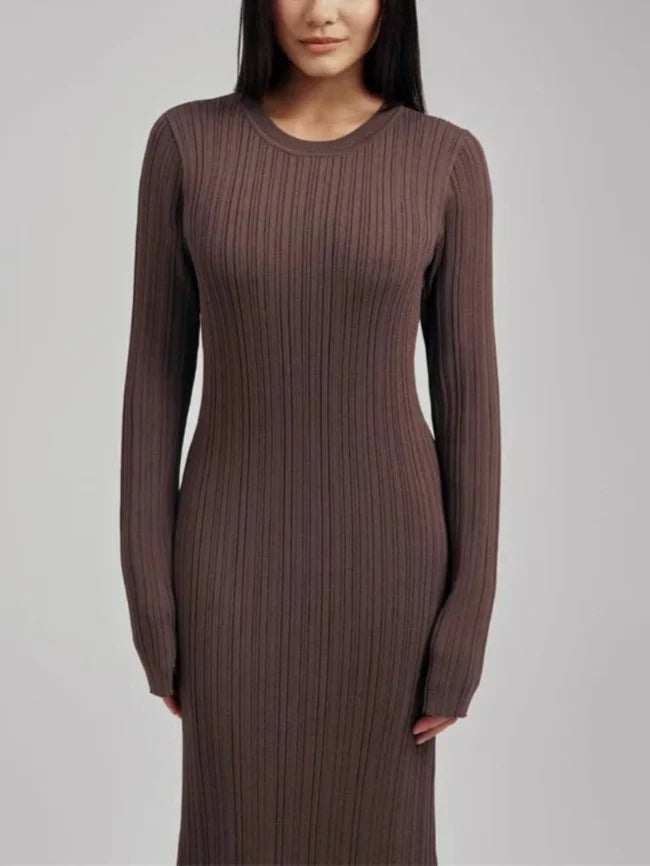 Jana שמלת מקסי סרוגה