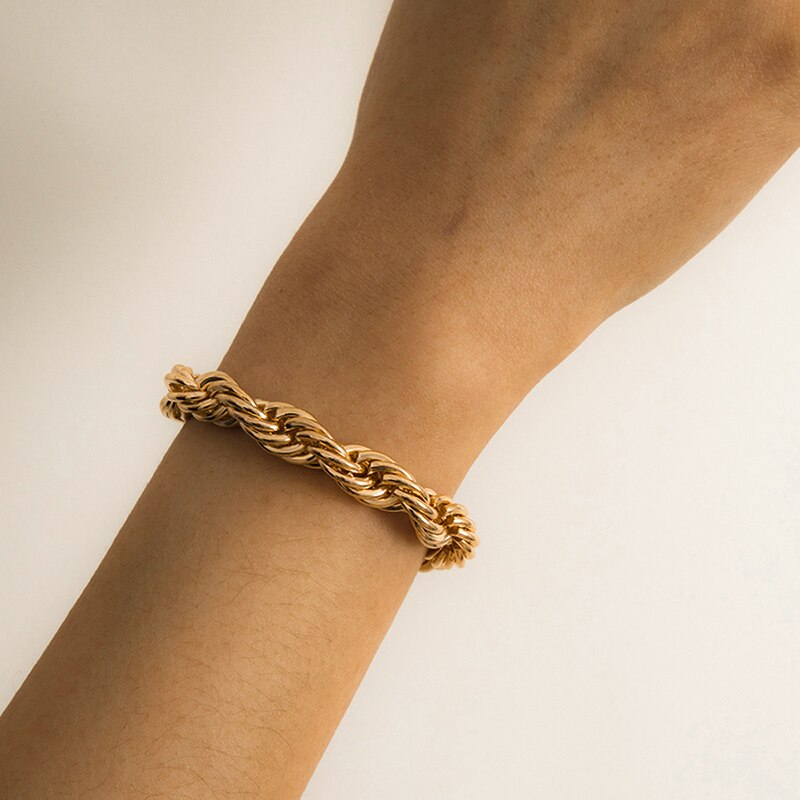 Roma צמיד שרשרת חבל מעוות