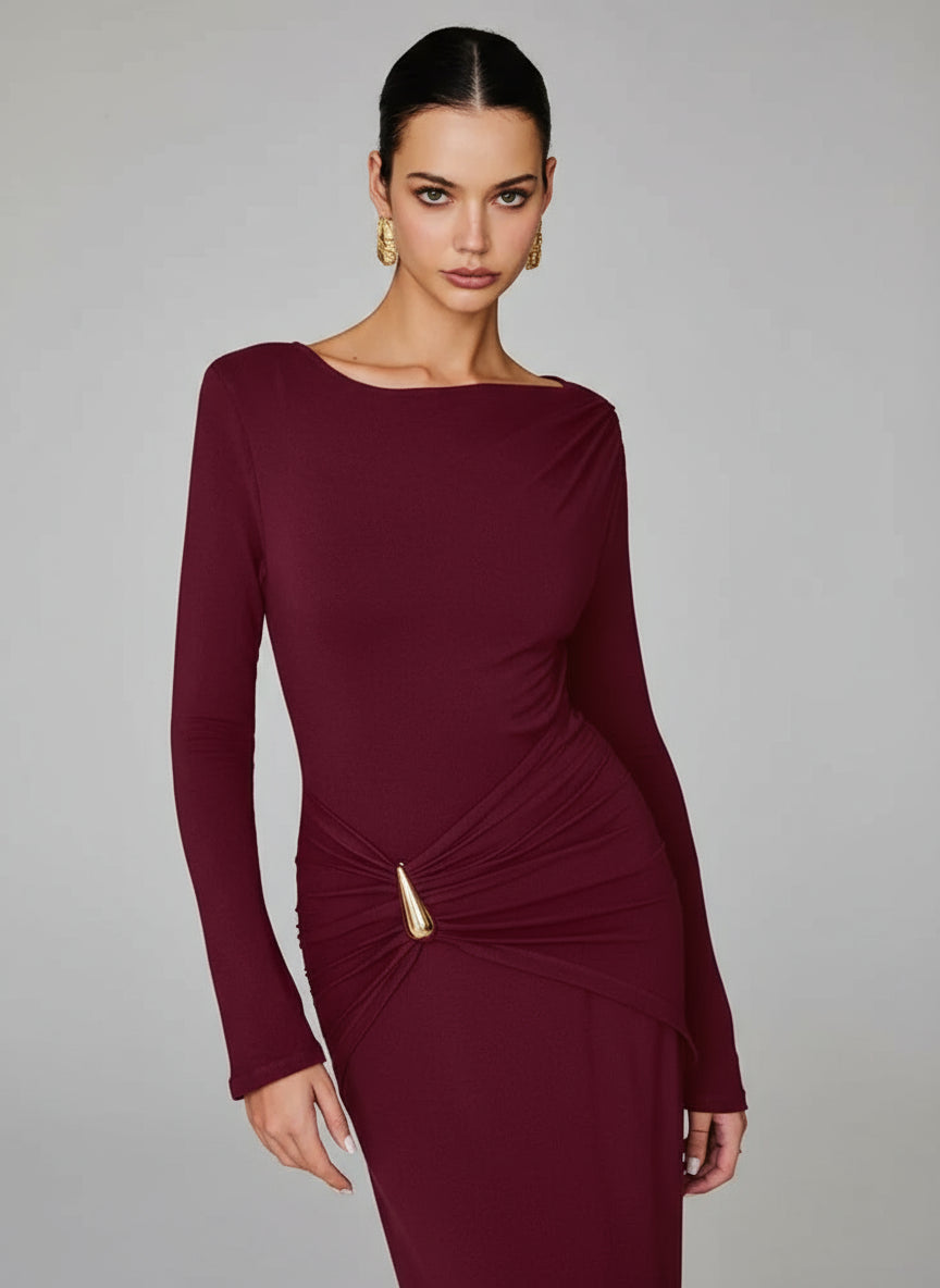 Marley - שמלת מקסי אלגנטית דגם